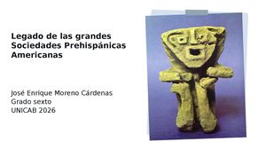 Grandes Sociedades Prehispnicas Americanas