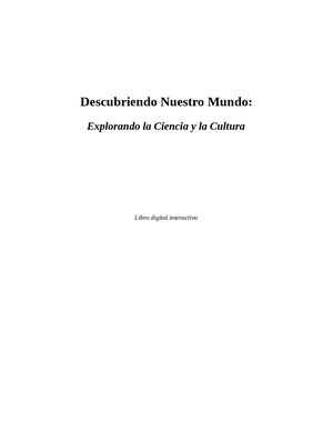 Descubriendo Nuestro Mundo