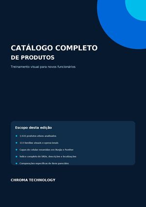 Catalogo Treinamento Completo Chroma Tech