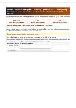 Cómo Abrir una LLC en Wyoming para Extranjeros Paso a Paso | Guía 2026 Universocorp