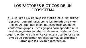 ELEMENTOS DEL ECOSISTEMA