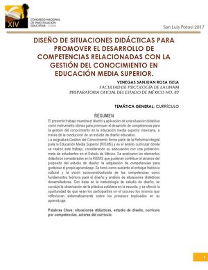 Situaciones didacticas