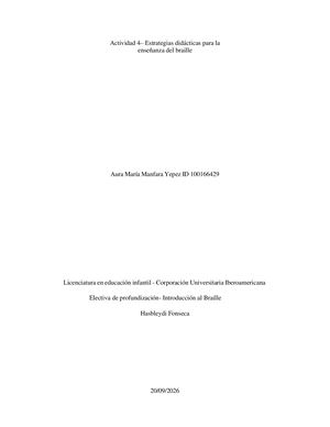 Actividad 4– Estrategias Didácticas Para La Enseñanza Del Braille