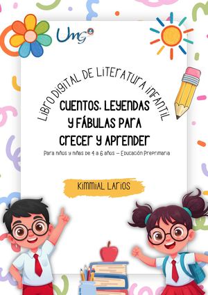 Documento A4 Portada De Proyecto Ilustrado Colorido