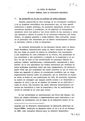 Carta De Belgrado