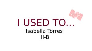 Isabella Torres - Used to