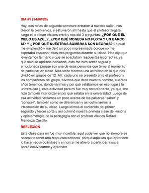 Diario pedagogico