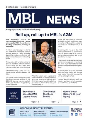 MBL News September - October 2026