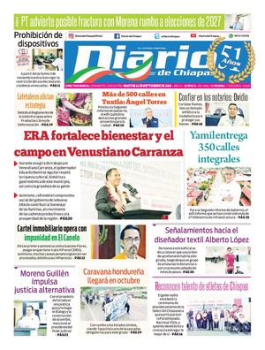 Portada Martes 22 De Septiembre De 2026