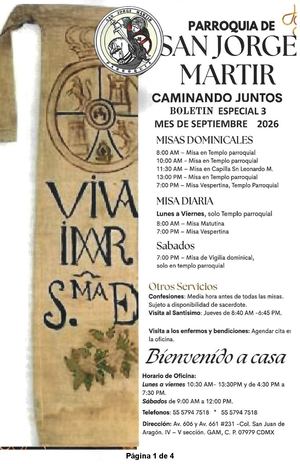 Boletín Caminando Juntos 2026 09 Especial #03 La Verdad 4pag