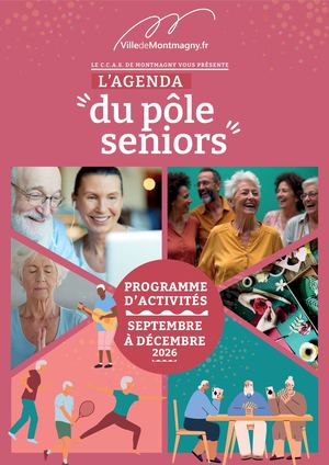 Agenda du pôle seniors sept-déc 2026