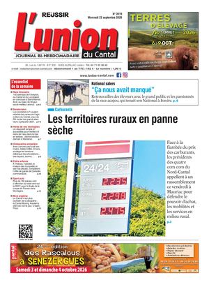 L'union Du Cantal N° 3919