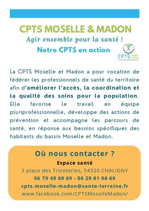 Rapport D'activité de la CPTS Moselle et Madon