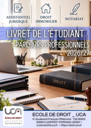 Livret Parcours Pro 2026 2027