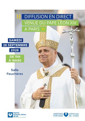 Affiche Diffusion En Direct Pape