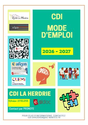 Livret du CDI