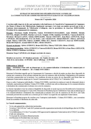Delib 17092026 83 Aide Entreprise Eiyolaine Fouchercommunication
