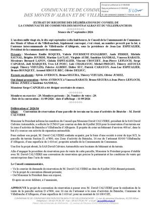 Delib 17092026 84 Resa Terrain Zabeneche Calviere