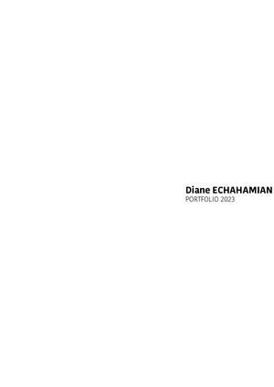 Architecture Portfolio