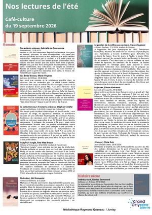 2026 09 Nos lectures de l'été