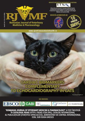 Romanian Journal of Veterinary Medicine & Pharmacology (RJVMF) nr 61 (5) 2026