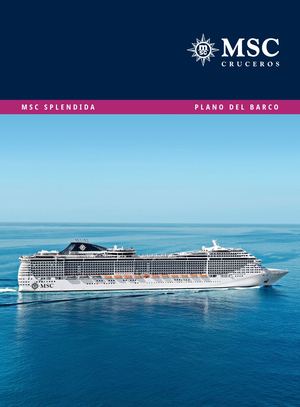 PLANO DE CUBIERTAS DEL MSC SPLENDIDA
