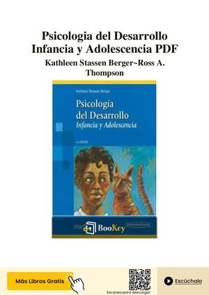 Psicologia Del Desarrollo Infancia Y Adolescencia Pdf