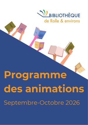 Programme Des Animations Septembre Et Octobre 2026