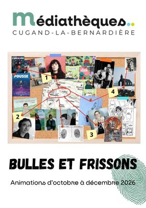 Flyer Bulles et frissons