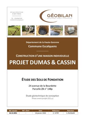 31escalquens Dumas&cassin G2avp Rapport
