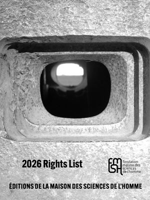 Catalogue Éditions de la Maison des sciences de l'homme -Automne 2026