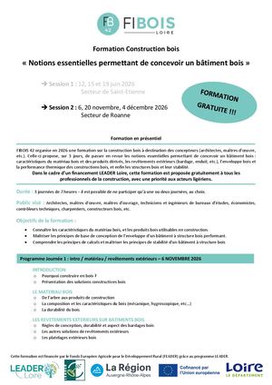 Fibois 42 Programme Notions Essentielles 2026 (Leader) V2