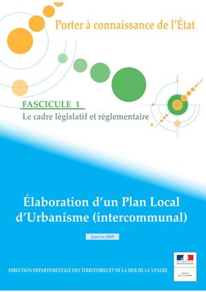 PLUi - Porter à connaissance de l'Etat - Fascicule 1