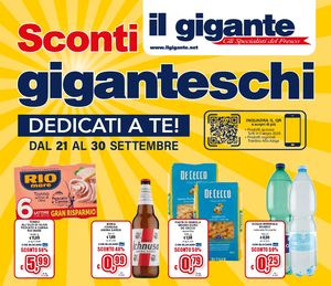 Volantino Il Gigante Dal 21 Al 30 Settembre 2026
