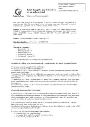 Deliberations Cm Du 17 Septembre 2026
