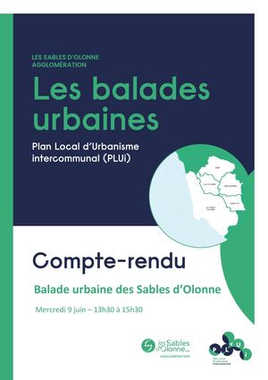 Compte-rendu de la balade urbaine des Sables D'olonne - PLUi