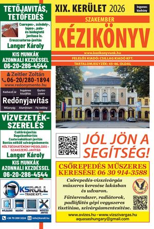 Tizenkilencedik Kerület Kézikönyve 2026 Internet