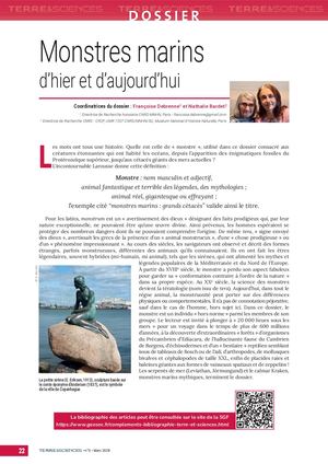 Dossier Monstres Marins D’hier Et D’aujourd’hui