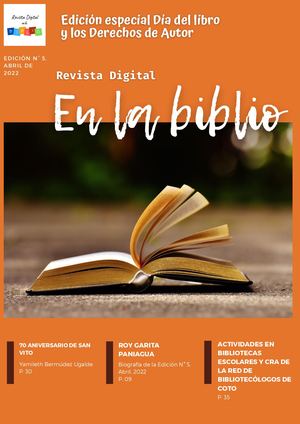 Revista Digital en la Biblio Edición N°5, Abril 2022