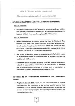 25 propositions d'actions afin de réarmer la ruralité