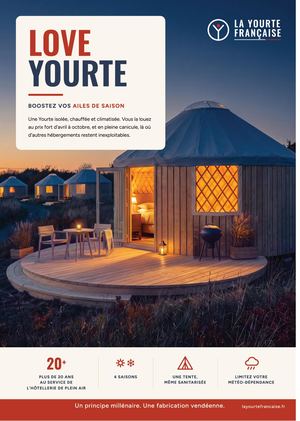 LA LOVE YOURTE - LE LOCATIF INSOLITE 4 SAISONS PAR LA YOURTE FRANCAISE