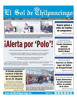 El Sol De Chilpancingo 22 Septiembre 2026 Compressed