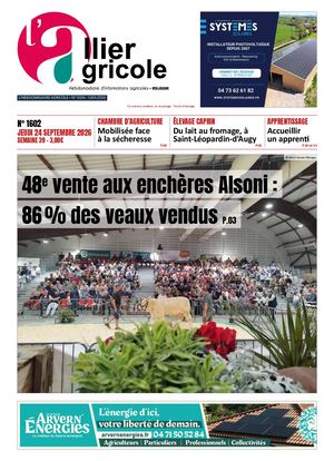 N°1602 L'ALLIER AGRICOLE