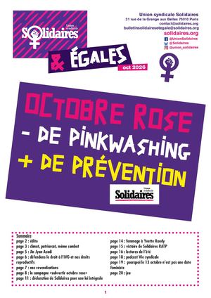 Bulletin Femmes Octobre 26
