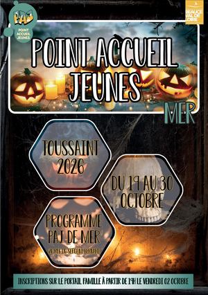 PAJ MER TOUSSAINT PROGRAMME COMPLET
