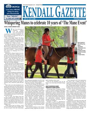 Latest Kendall print edition front page