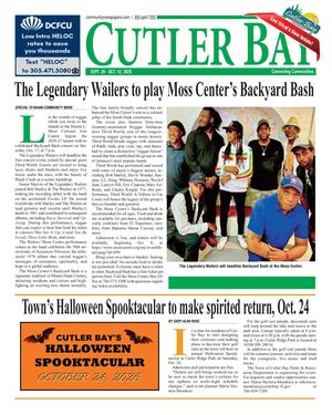 Latest Cutler Bay print edition front page