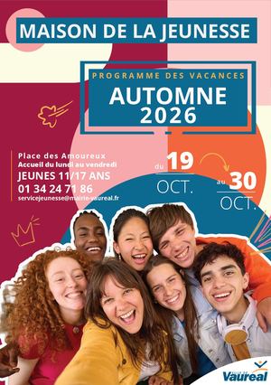PROGRAMME JEUNESSE AUTOMNE 2026