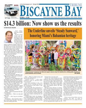 Latest Biscayne Bay print edition front page