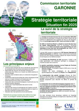 Bilan 2025 Stratégie territoriale Garonne